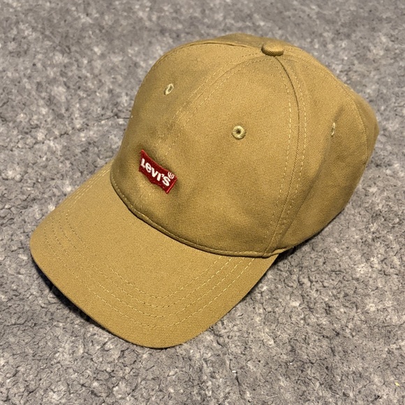 Levi's Other - Levi's Khaki Cap with Red Logo